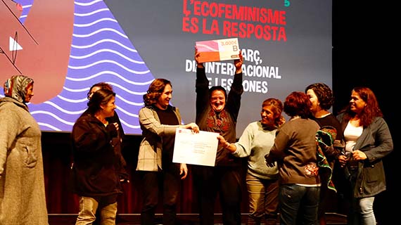Acto de entrega del Premio 8 de Marzo-Maria Aurèlia Capmany, “Ecofeminismos y emergencia climática”
