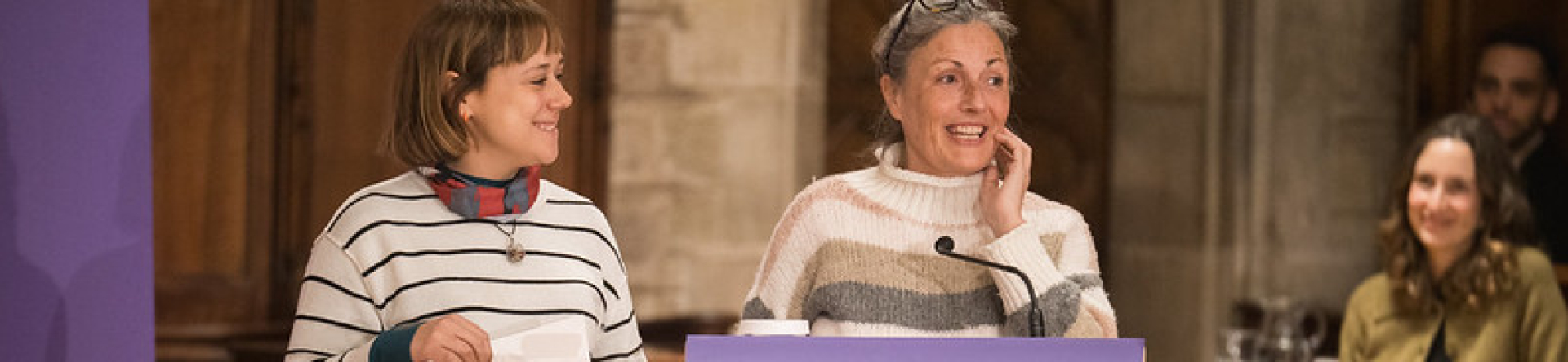 Fotografia del lliurament del Premi 8M 2025