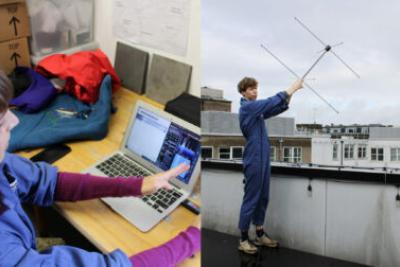 Sessió amb les artistes d’open-weather Hangar