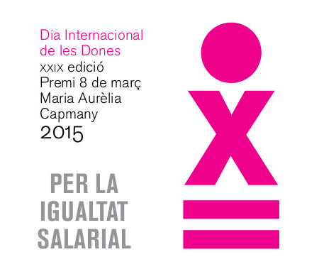 Imatge de la XXIX edició del Premi 8 de març Maria Aurèlia Capmany 2015