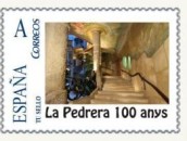 La Pedrera centenary commemorative stamp. Source: La Pedrera 