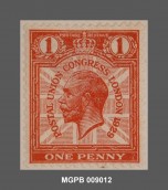 1 penic Jordi V del Regne Unit. MGPB 009012