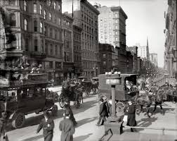 Avinguda 42 de Nova York, 1910. Library of Congress