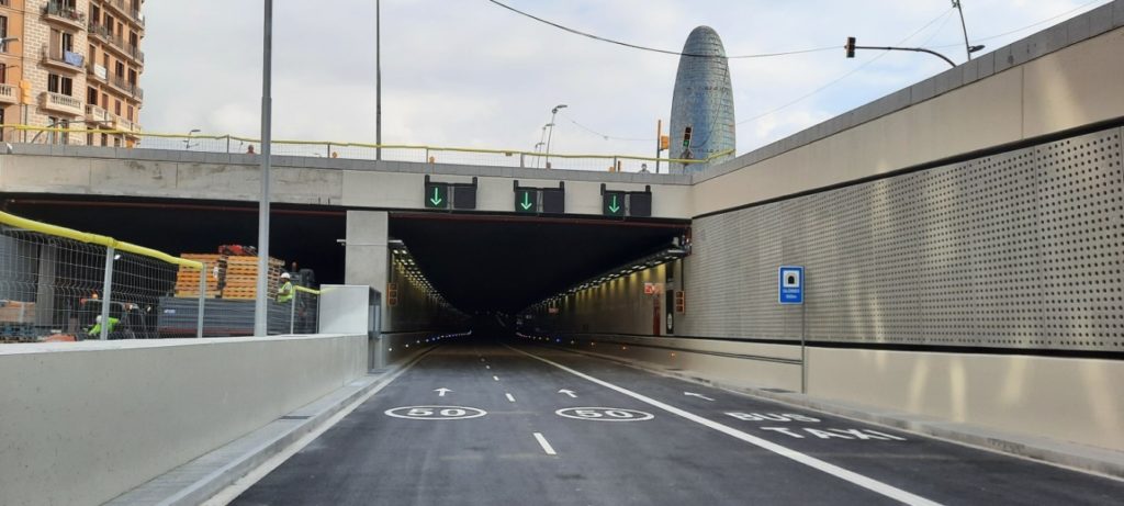 El Túnel De Glòries Entra En Funcionamiento En Sentido Besòs El 6 De Noviembre Les Glòries 2115