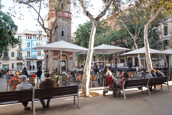 La plaça de la Vila de Gràcia