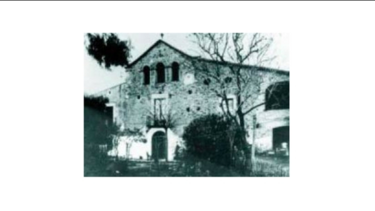 masia de Can Mariner quan encara conservava els seus trets rurals