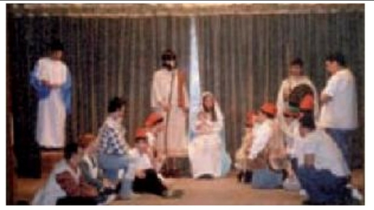 Imatge de la primera representació l’any 1993