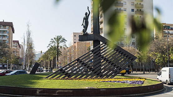 Imatge de la plaça de la República