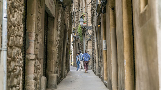 Imatge del carrer de Salomó ben Adret