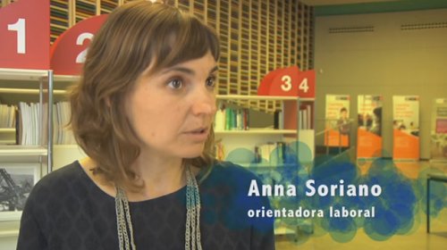 L'orientadora Anna Soriano relata en què consisteix el Servei de Coaching laboral per a nois i noies d'entre 16 i 29 anys d'edat