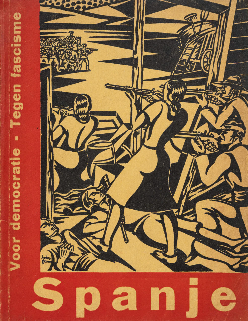 J. Bladergroen, «Spanje. Een volk vecht voor zijn vrijheid», Fundament, núm. 8 (Amsterdam, 1937)
