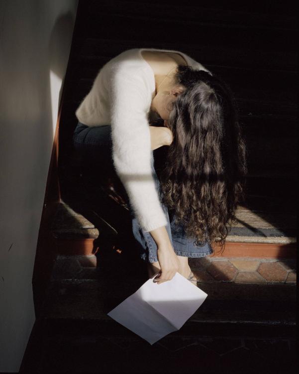 Sophie Calle. Prenez soin de vous. Chanteuse de tango, Débora Russ [Take Care of Yourself, Tango Singer, Débora Russ], 2007 (detail) © Sophie Calle/ADAGP, Paris, 2015. Courtesy Galerie Perrotin and Paula Cooper Gallery