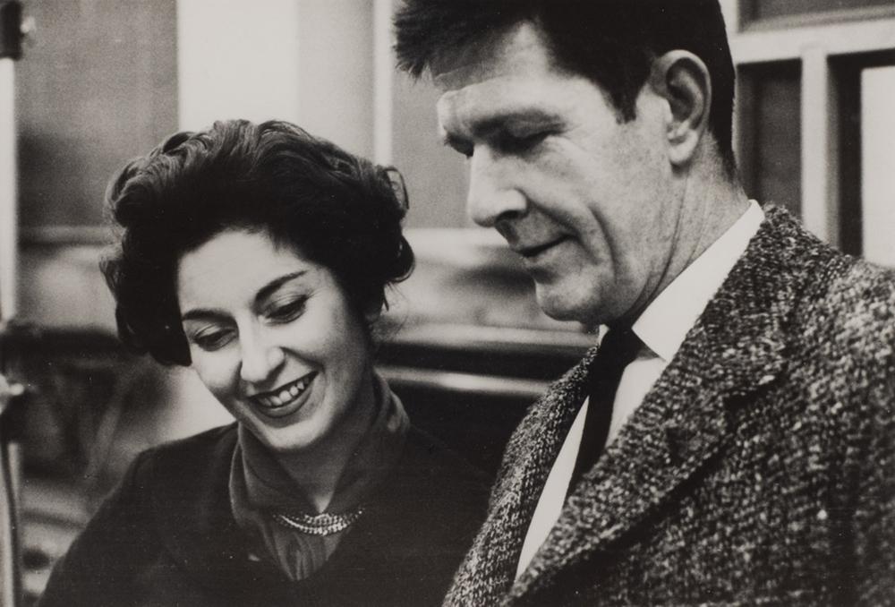 Cathy Berberian i John Cage. Fotografia, Earle Brown, 1958, (The Paul Sacher Foundation, Basilea)