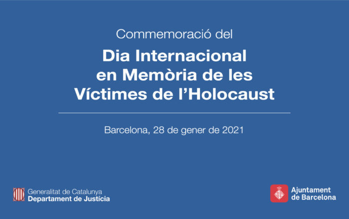 Dia Internacional en Memòria de les Víctimes de l’Holocaust 2021