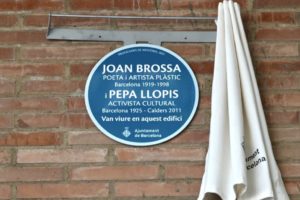 Joan Brossa y Pepa Llopis