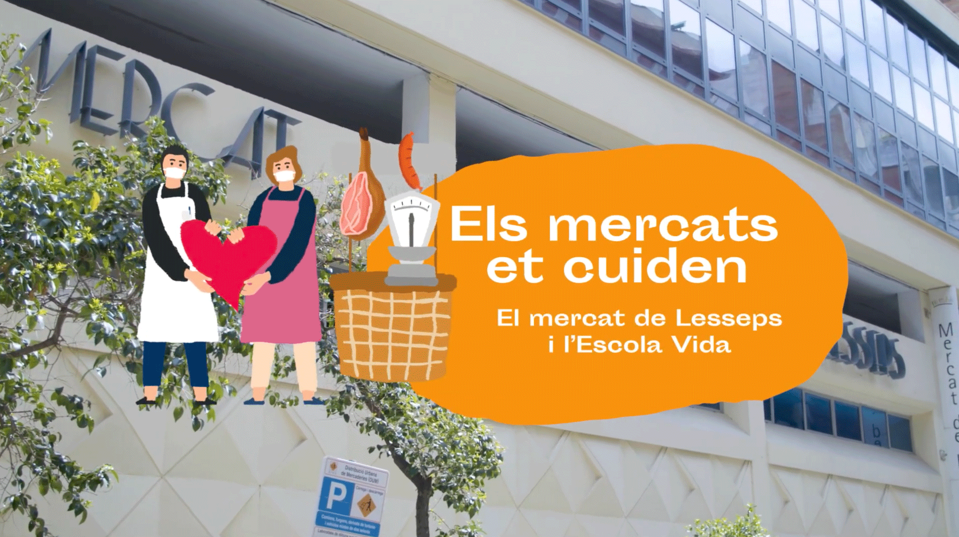 Els mercats et cuiden - El mercat de Lesseps, "Aprenentatge i Servei"