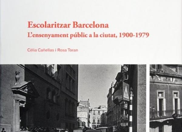Fragment portada 'Escolaritzar Barcelona. L’ensenyament públic a la ciutat, 1900-1979'
