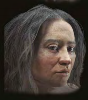 Imatge reconstruïda de dona neolítica