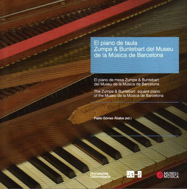 Portada del llibre  El piano de Zumpe & Buntebart del Museu de la Música de Barcelona