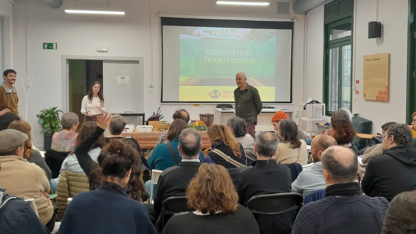 Sessió del programa Compostem i transformem