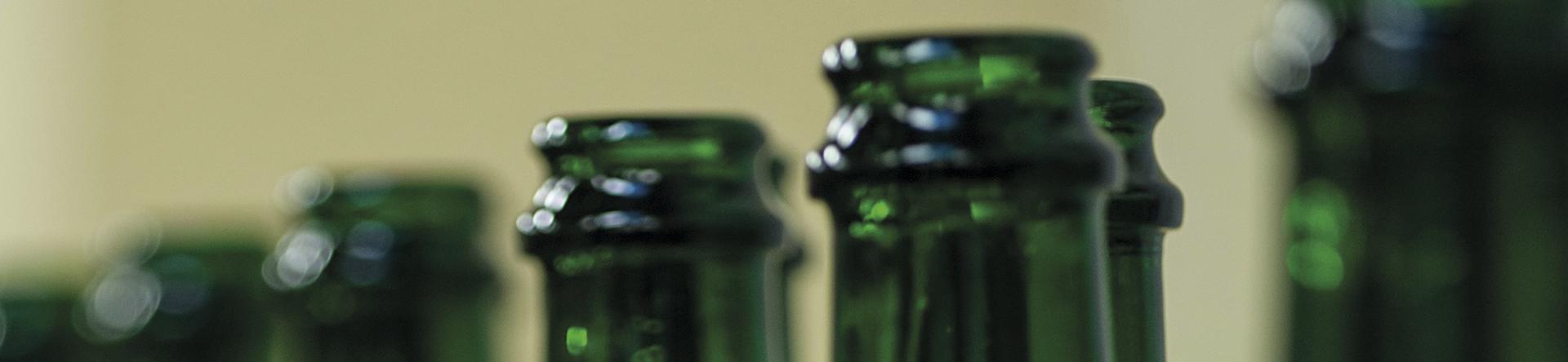 Ampolles de cava buides