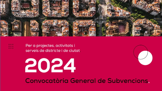 Convocatòria subvencions 2024