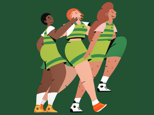 Tres dones vestides d'esport