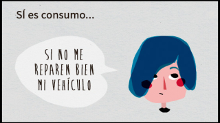 Ejemplo: se considera consumo si no han reparado correctamente el vehículo de un consumidor.