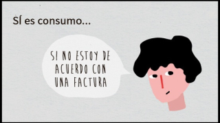 Ejemplo: se considera consumo si el consumidor no está de acuerdo con una factura.