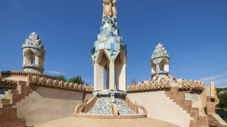 Detalls dels Pavellons Guëll 