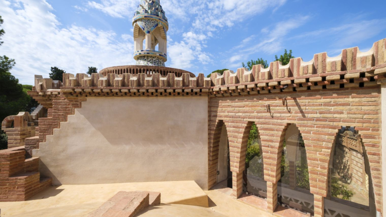 Detalls dels Pavellons Guëll 