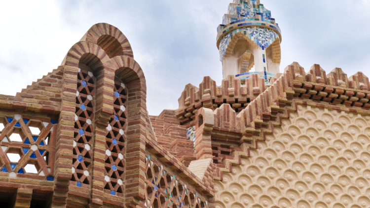 Detalls dels Pavellons Guëll 