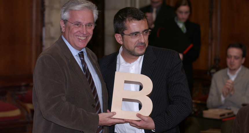 Andreu Buenafuente - Premi Ciutat de Barcelona de Mitjans de Comunicació en Ràdio i Televisió 2003