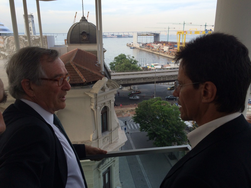 Alcalde visita obres transformació Porto Maravilha, una inversió de 3.000 milions d'euros en 15 anys