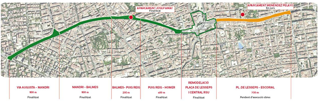 ronda del mig barcelona mapa L'Ajuntament adjudica el projecte de remodelació de la Travessera 