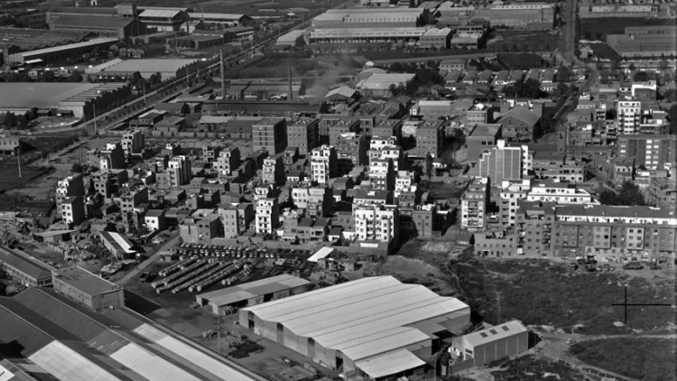 Vista panorámica del Bon Pastor en la década de los 60