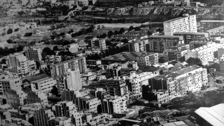 Vista panorámica del Bon Pastor en la década de los 60