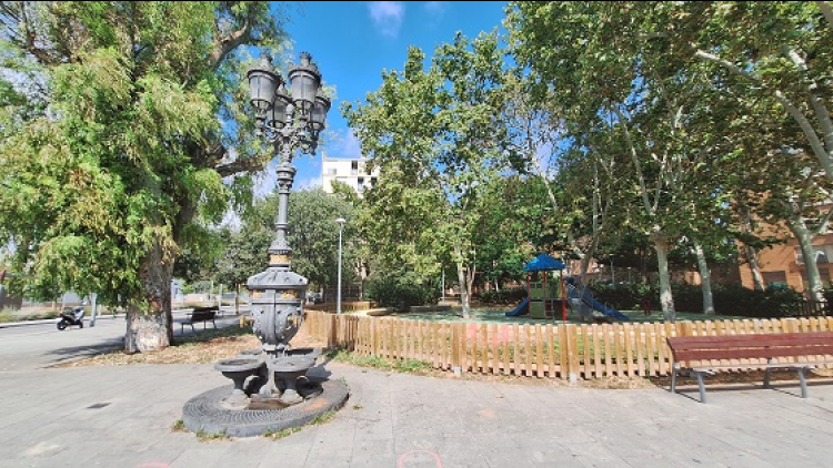 La fuente de Canaletes de la Via Trajana