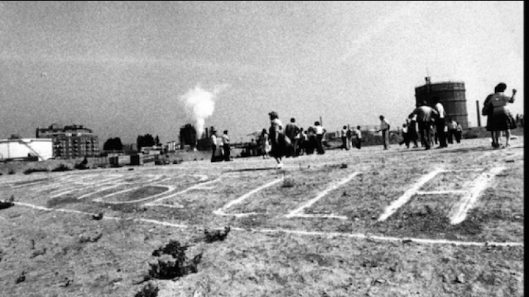 Festa popular a les platges de la Mar Bella 1984.