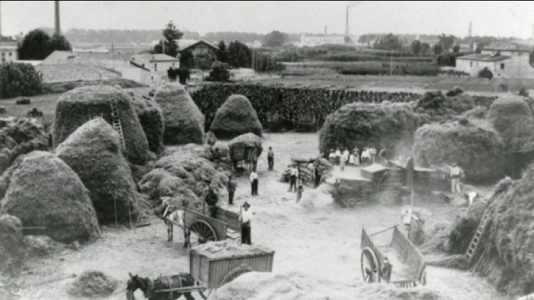 Era de la masia Can Canals. 1910.