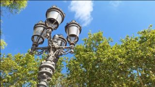 Detalle de la fuente de Canaletes de la Via Trajana