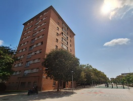 El polígon de Via Trajana, des del xamfrà del carrer Santander