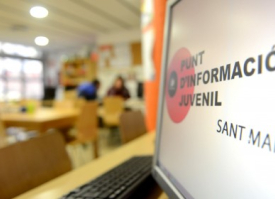 Punt d'informació juvenil a Sant Martí