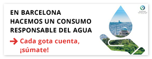 En Barcelona hacemos un consumo responsable del agua. Cada gota cuenta, ¡súmate!