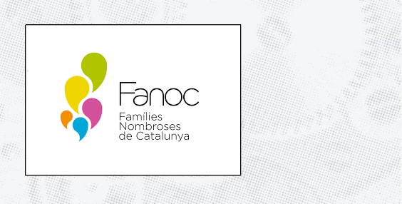 logo FANOC, Associació de Famílies Nombroses de Catalunya 
