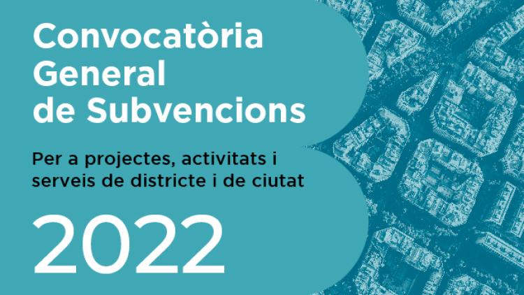 imatge convocatòria subvencions 2022