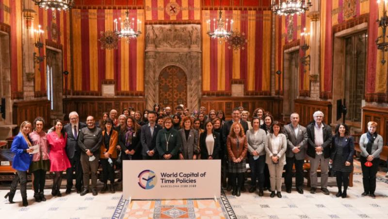 presentació Barcelona com a Capital Mundial de les Polítiques del Temps  