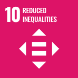 Icon of the Sustainable Development Goal 10 of the 2030 Agenda