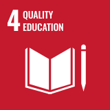 Icon of the Sustainable Development Goal 4 of the 2030 Agenda