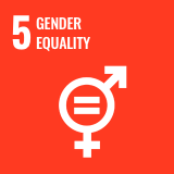 Icon of the Sustainable Development Goal 5 of the 2030 Agenda